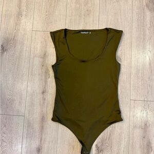 Abercrombie & Fitch Olive Green Bodysuit